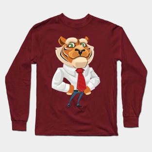 Cartoon tiger Long Sleeve T-Shirt
